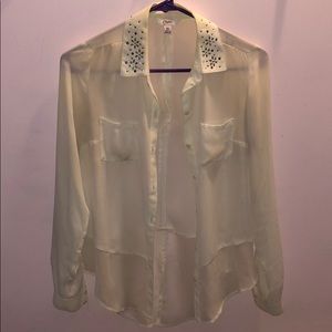 White candies blouse